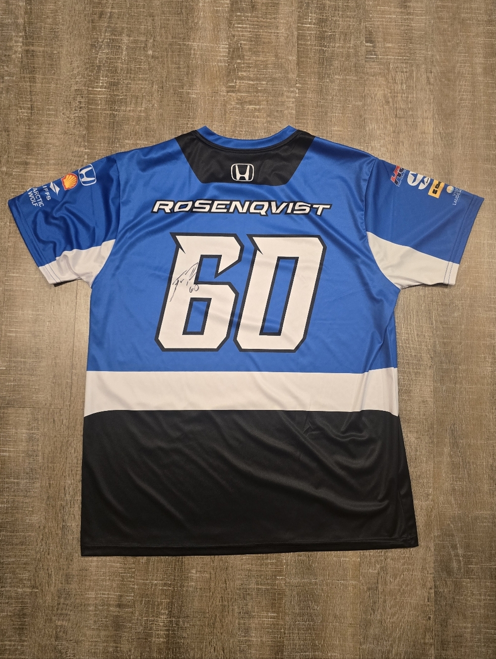 NWT IndyCar, Felix Rosenqvist, Signed 2025 Jersey, Meyer Shank Racing, Sz M